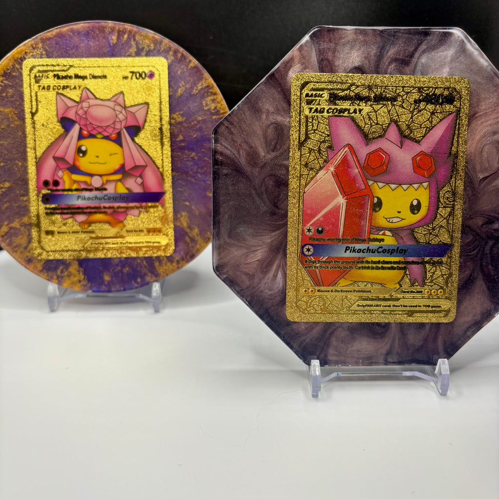 Poncho Pikachu Coasters - Set of 2