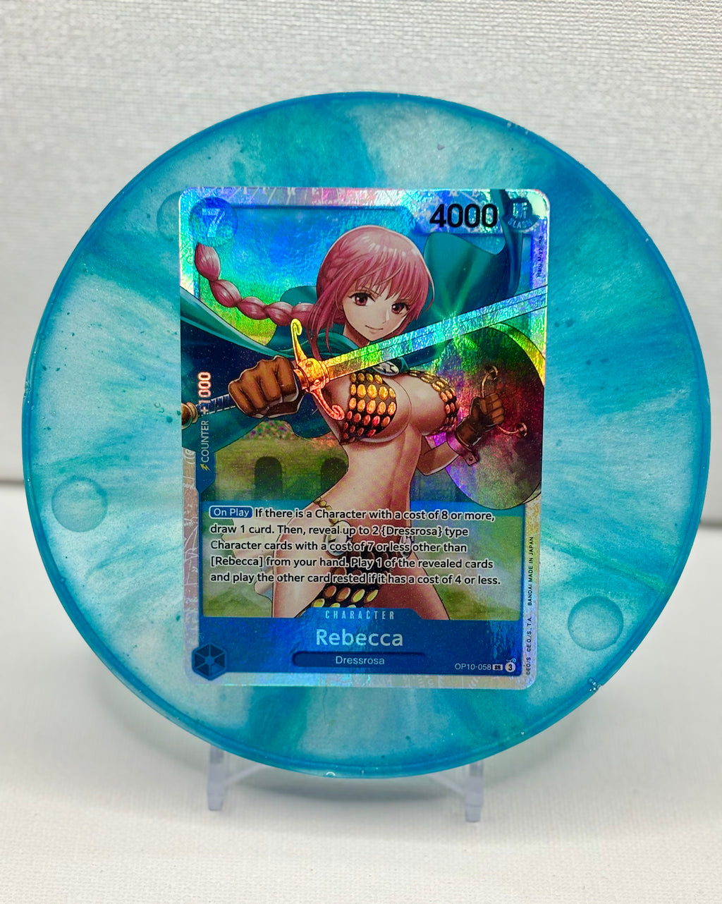 Rebecca Dressrosa One Piece Coaster