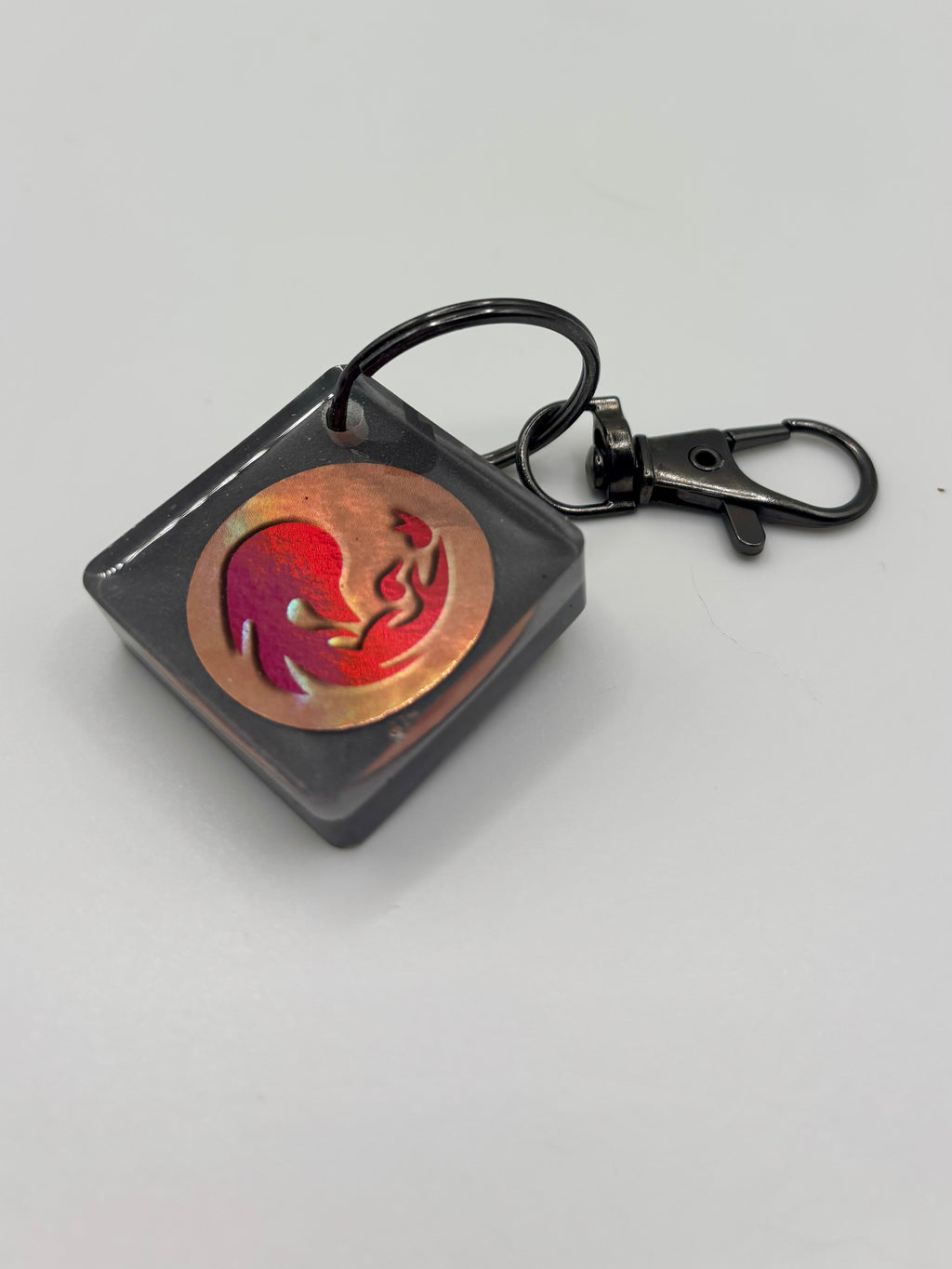 Red Mana MTG KeyChain