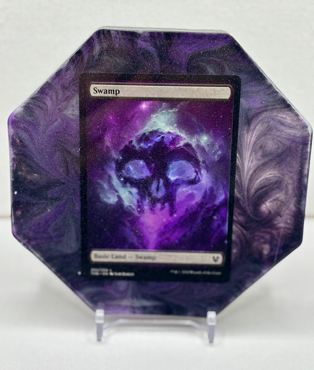 Magic the Gathering - MTG Swamp Card Coaster