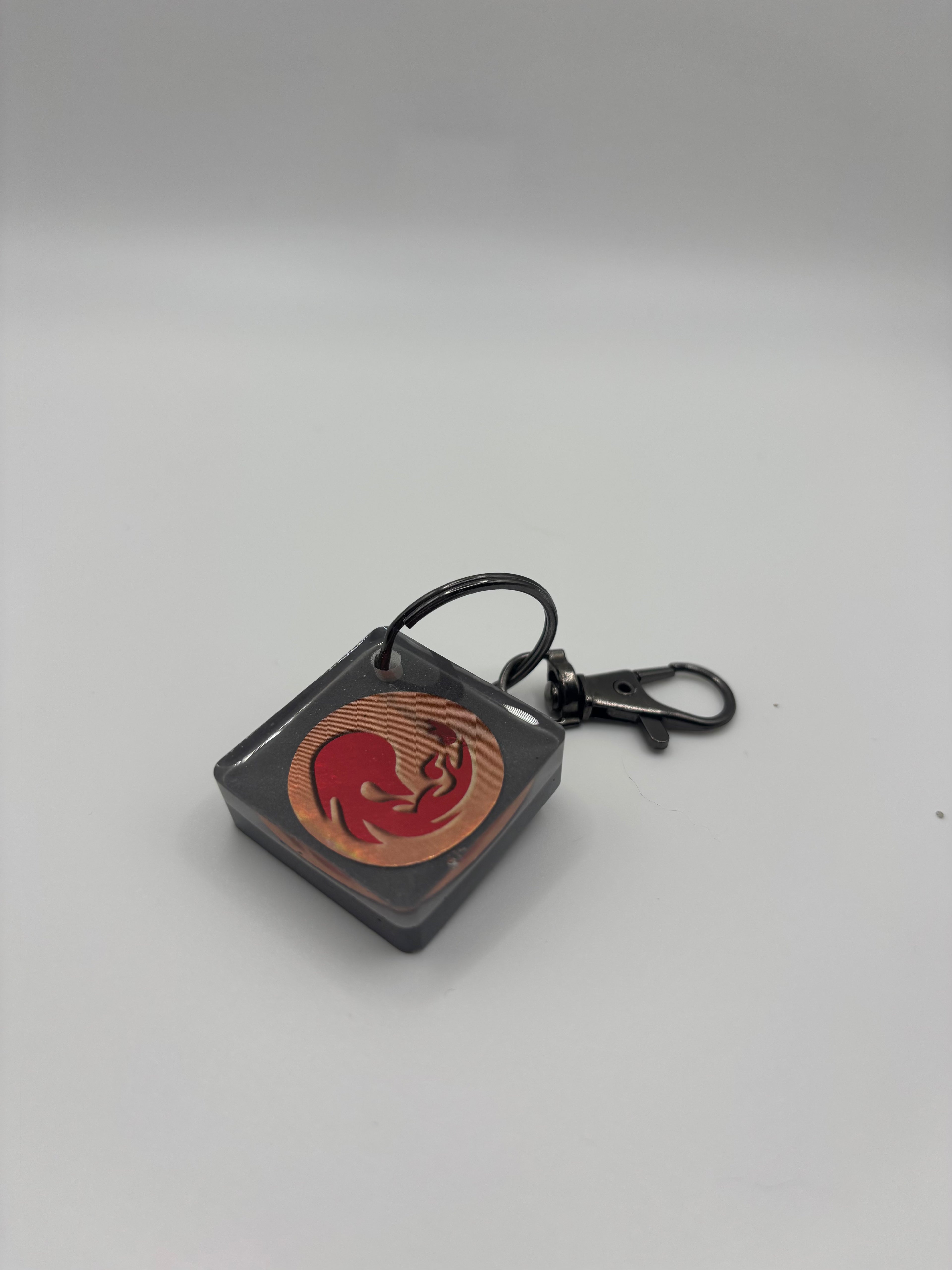Red Mana MTG KeyChain