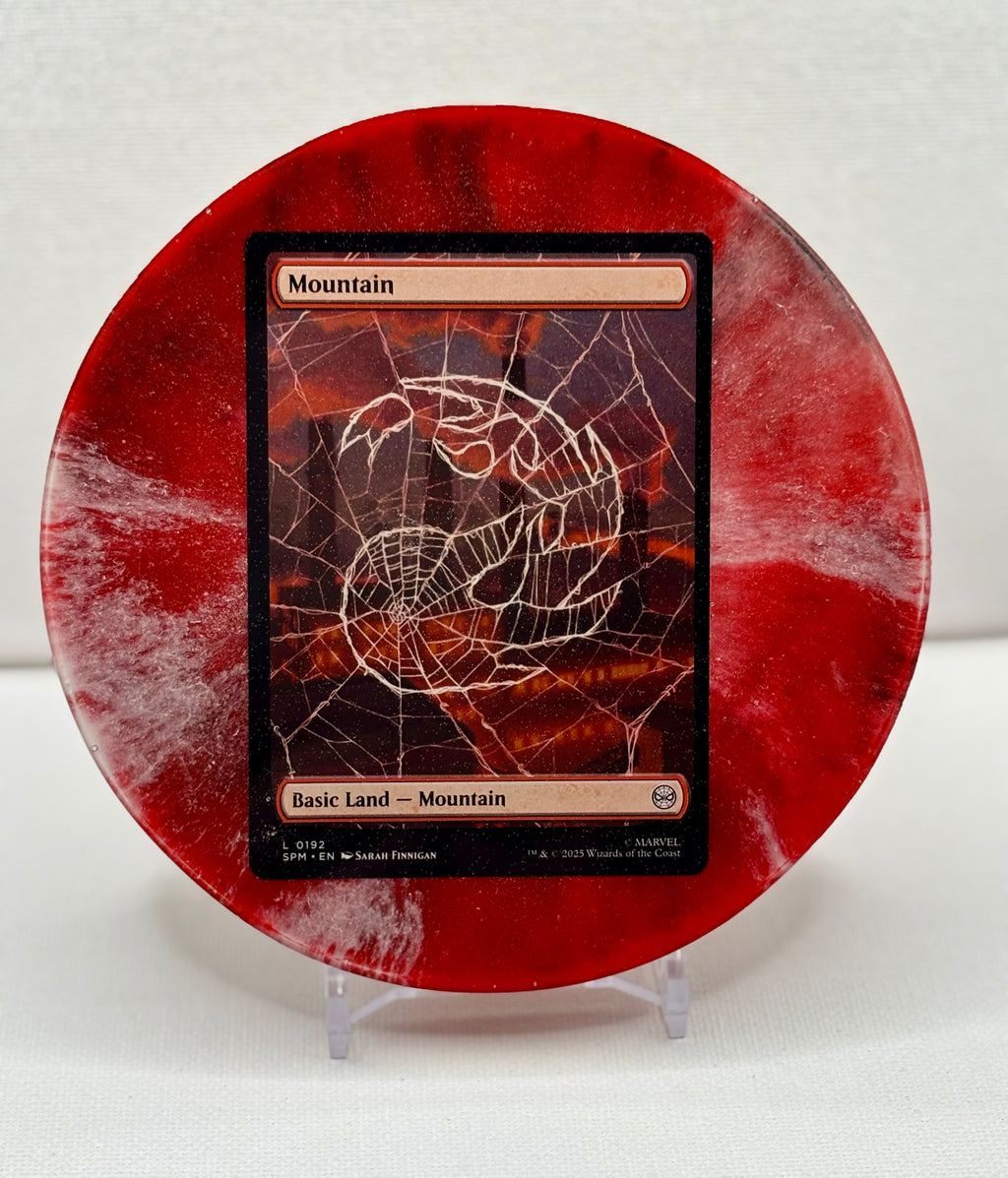 Magic the Gathering - Marvel’s Spider-Man Basic Land - Mountain Coaster