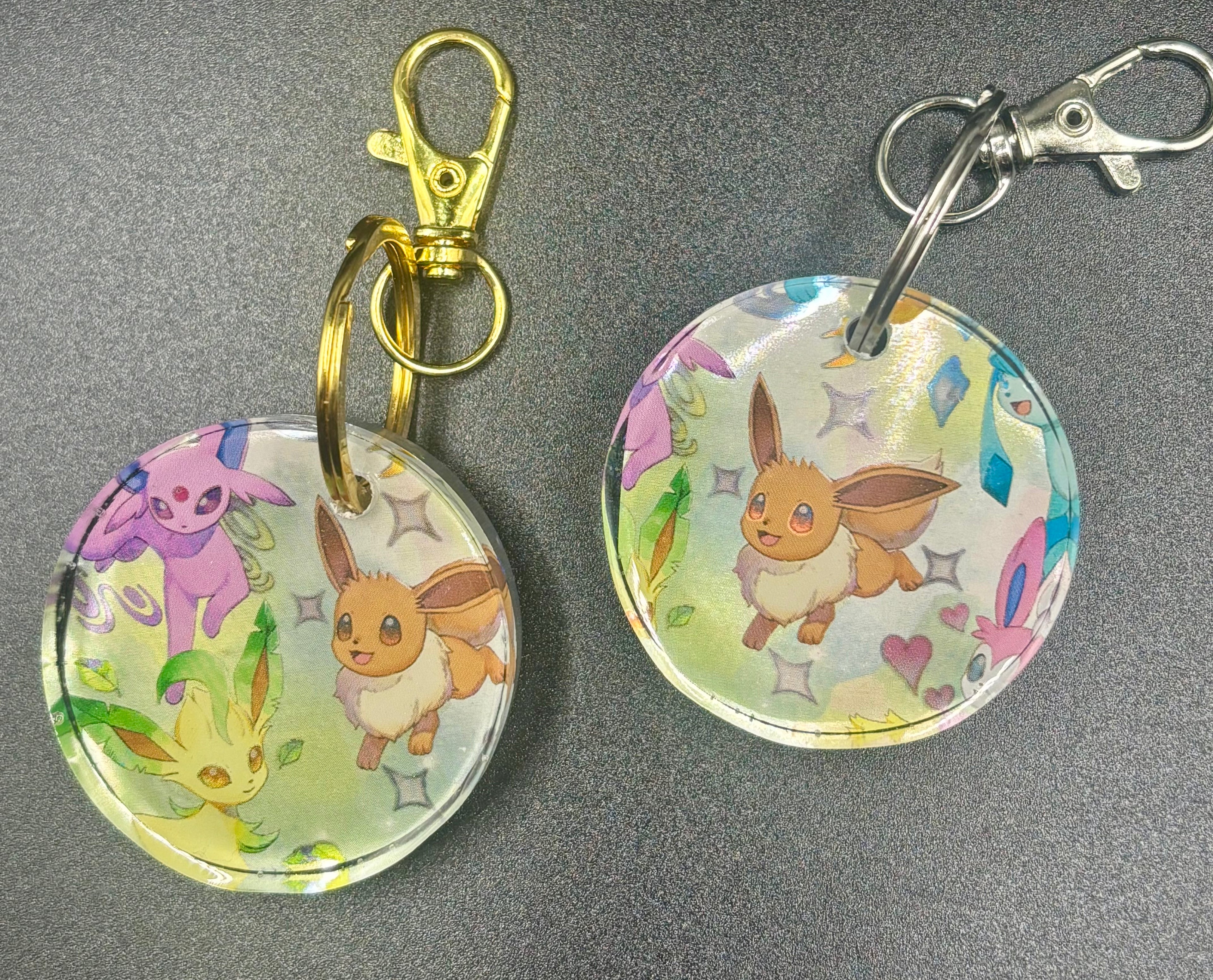 Eevee and friends - Keychain
