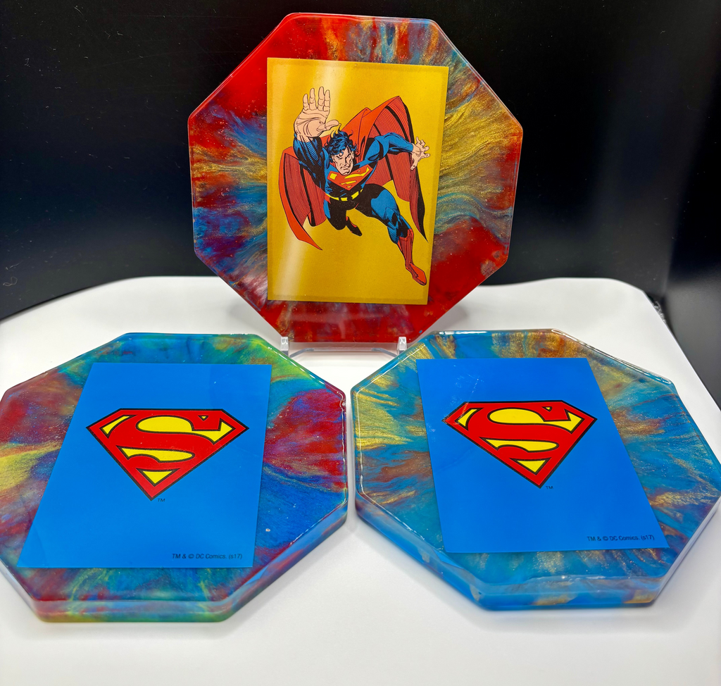 Superman DC Comics Coasters - Set of 3
