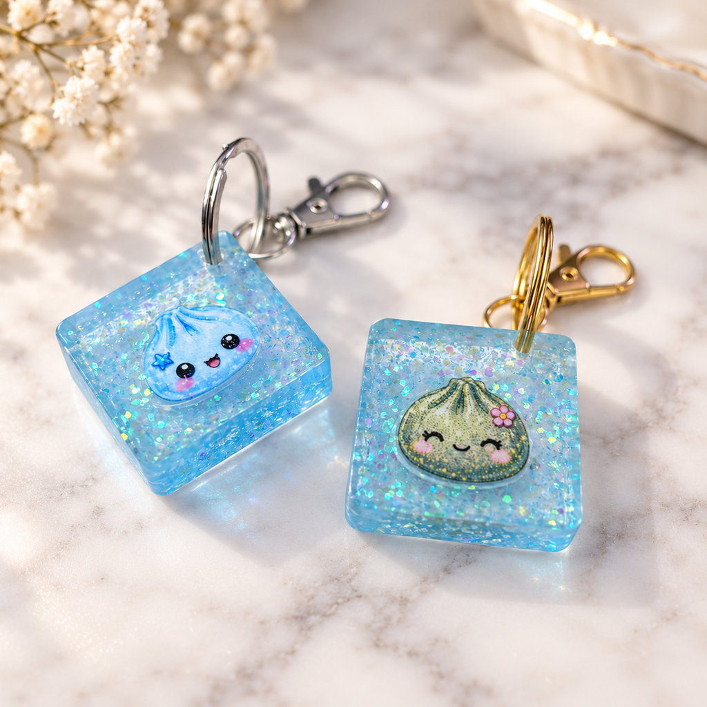 Dumpling Kawaii KeyChains - Set of 2