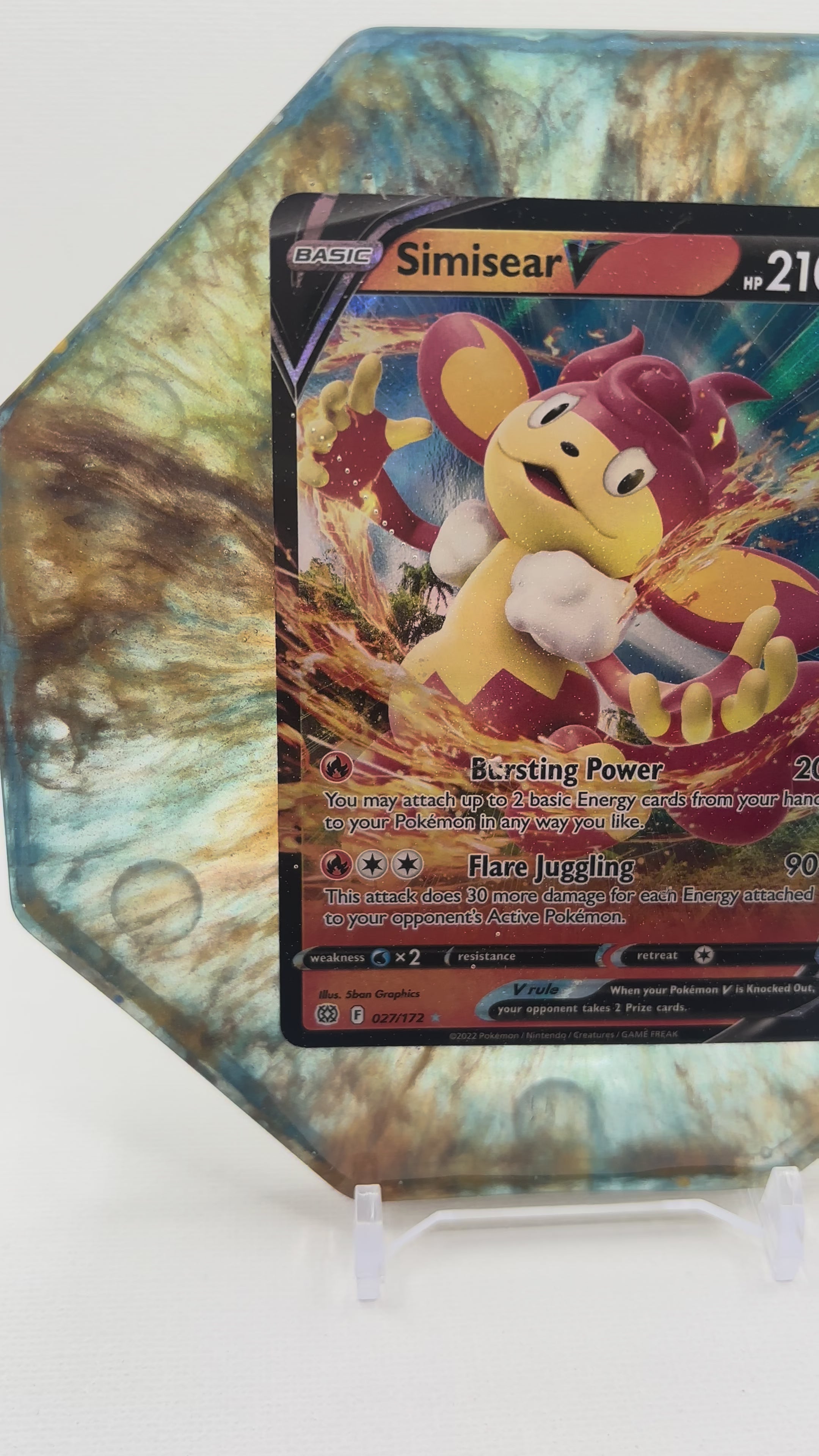 Simisear Pokémon Coaster