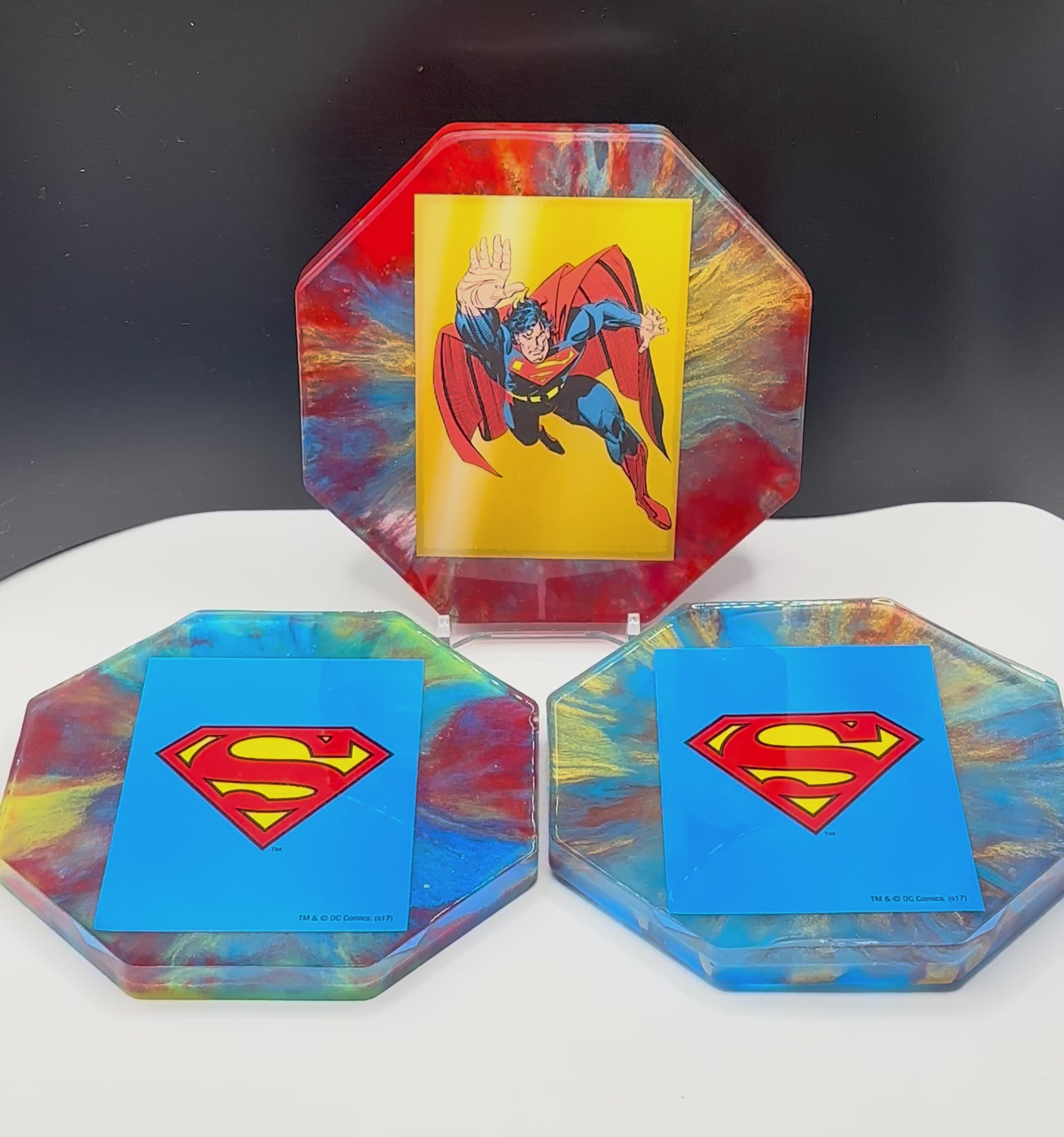 Superman DC Comics Coasters - Set of 3