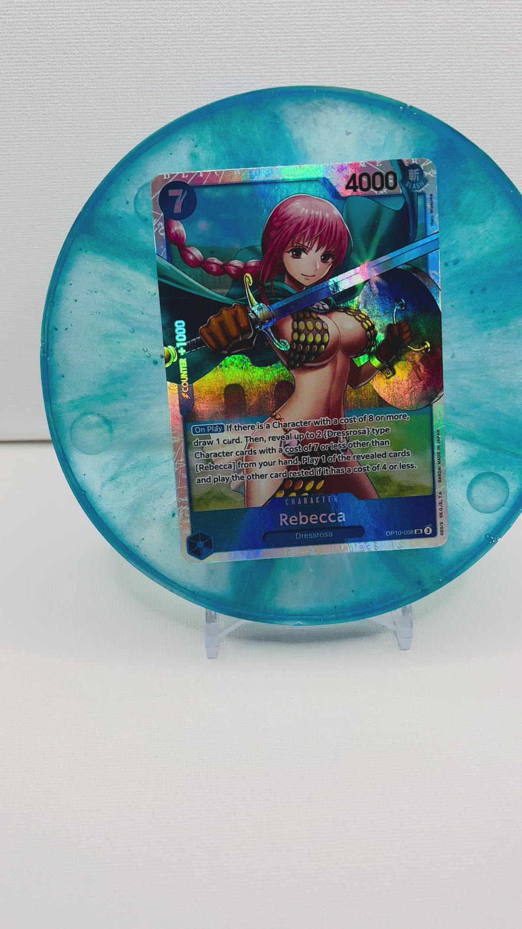 Rebecca Dressrosa One Piece Coaster