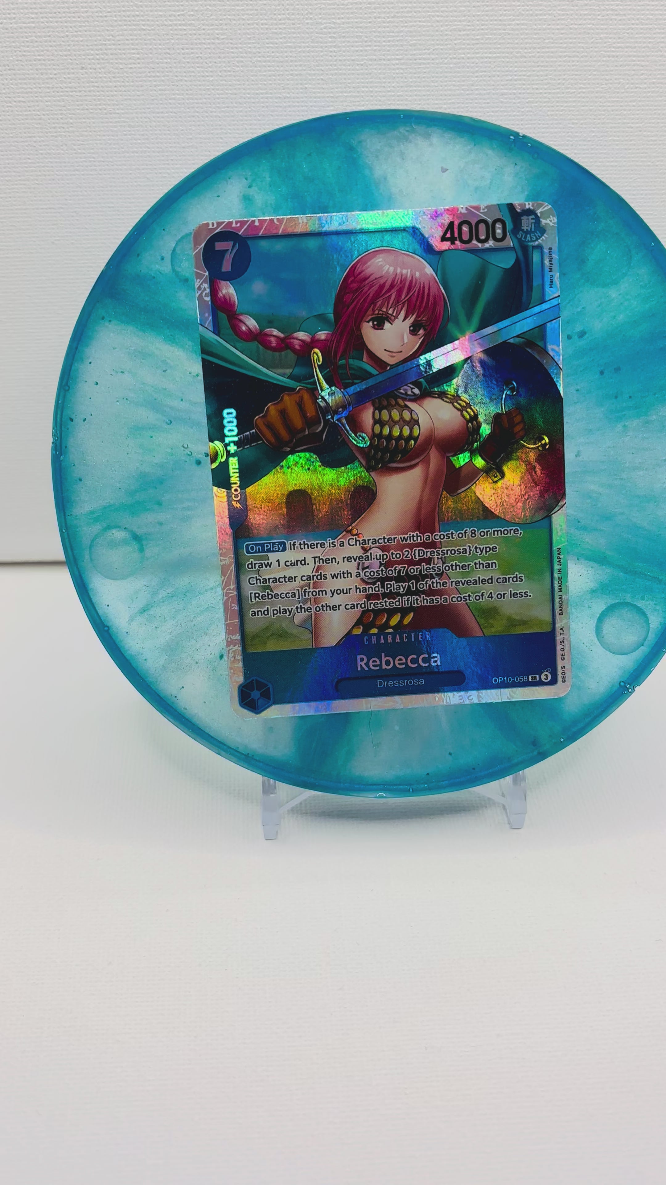 Rebecca Dressrosa One Piece Coaster